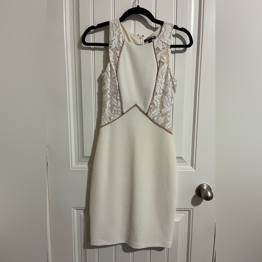 Gianni Bini- White Lace Dress